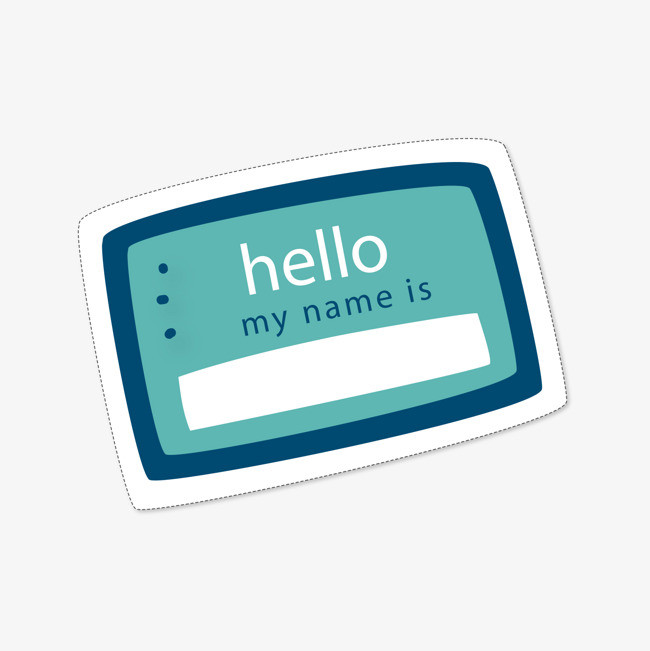 灰绿色姓名标签PNG素材下载_高清图片PNG格式(编号:19037849)-90设计
