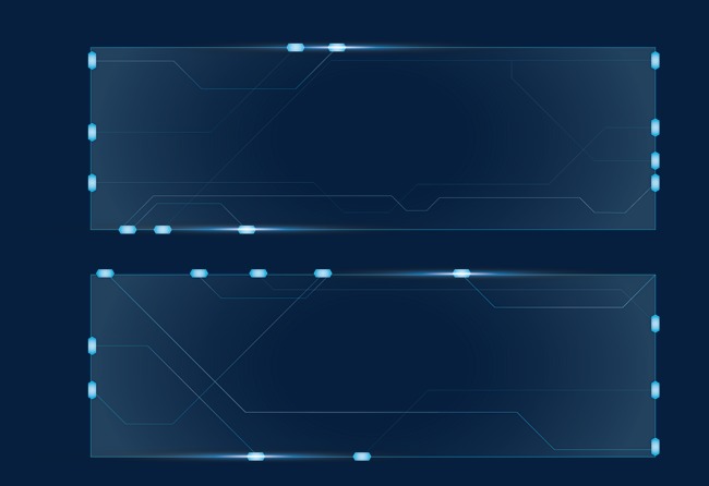 科技透明边框素材图片免费下载_高清psd_千库网(图片编号9174287)