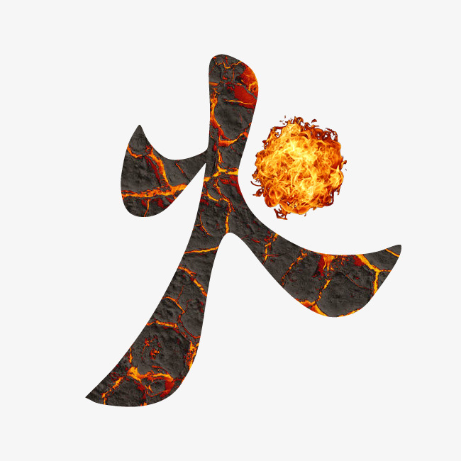 炫酷火艺术字