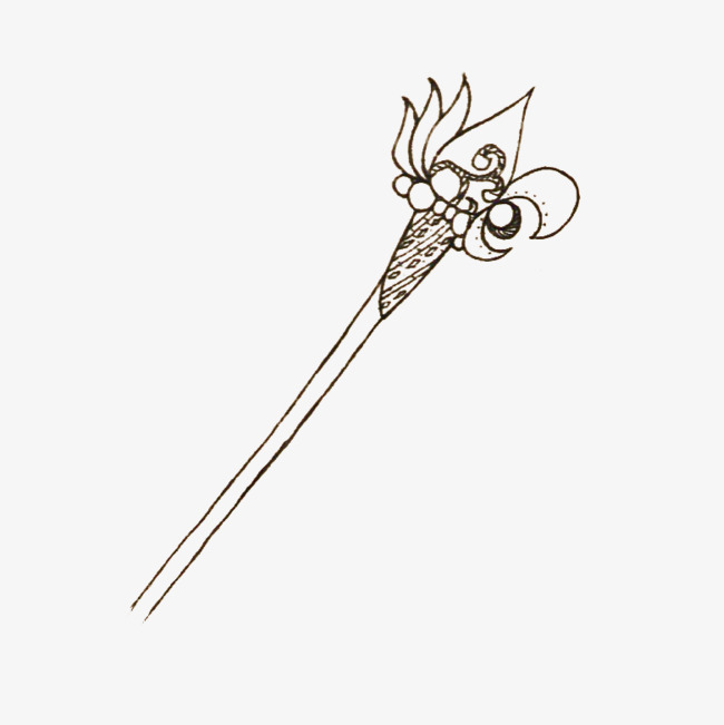 手绘古风 发簪