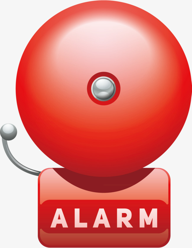 手绘红色精美警铃素材图片免费下载_高清psd_千库网(图片编号9263928)