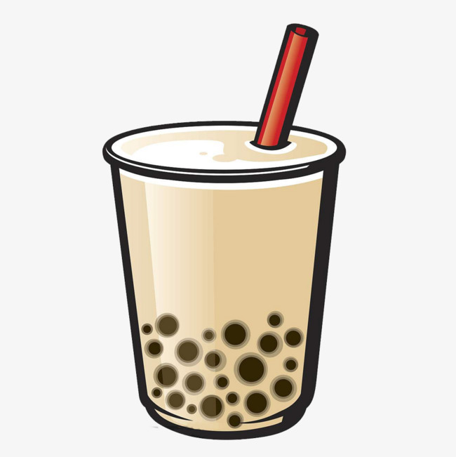 珍珠奶茶插画素材图片免费下载_高清png_千库网(图片