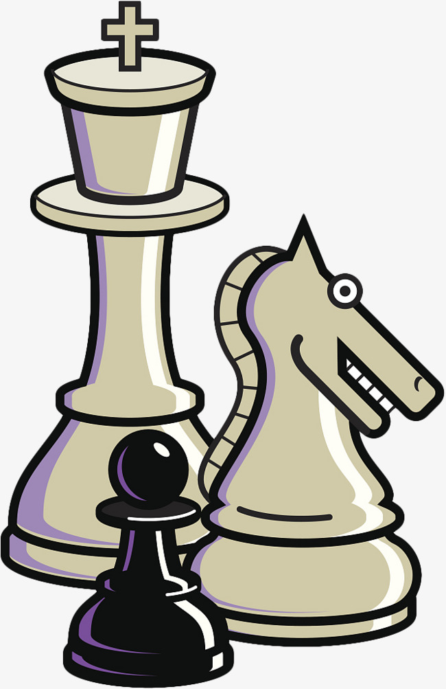 手绘国际象棋棋子