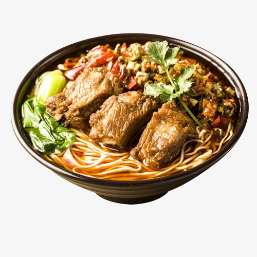 红烧大排骨细面条素材图片免费下载_高清png