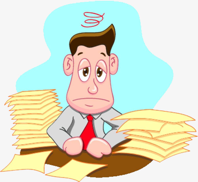 繁重的工作量素材图片免费下载_高清png_千库网(图片编号9406003)