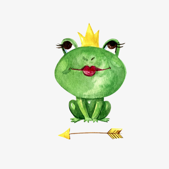 卡通可爱小动物装饰设计动物头像青蛙