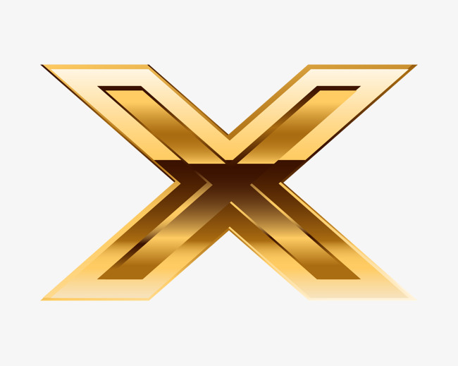 金色的英文字母XPNG素材下载_高清图片PNG
