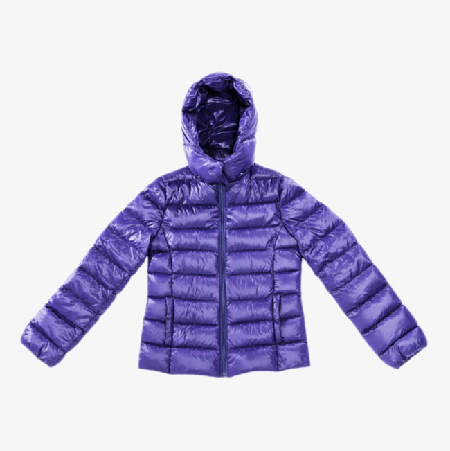 蓝色保暖衣服棉袄羽绒实物素材图片免费下载_高清png