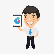 穿西装的黑皮肤男人PNG素材下载_高清图片P