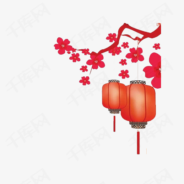 中国风红色灯笼免抠图素材图片免费下载_高清png_千库