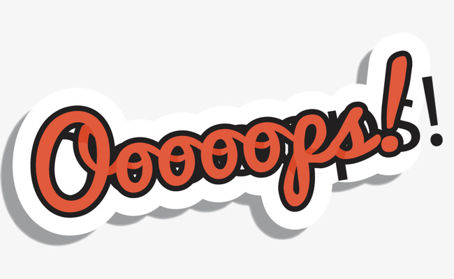 矢量图橙色英文艺术字