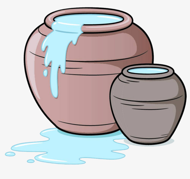 手绘蓄水陶罐水缸
