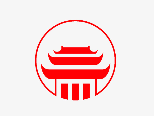 中国风建筑logo中国风建筑古风logo飞檐亭子古风