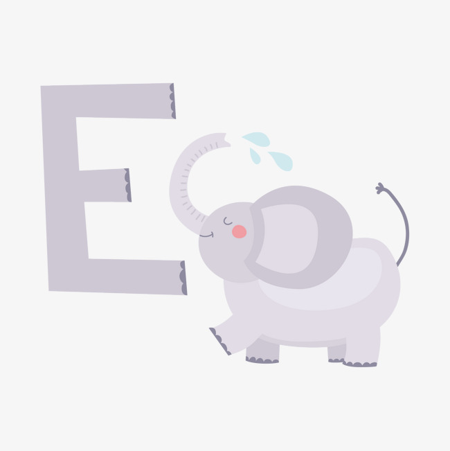 创意装饰英文字母PPT制作字母E素材图片免费