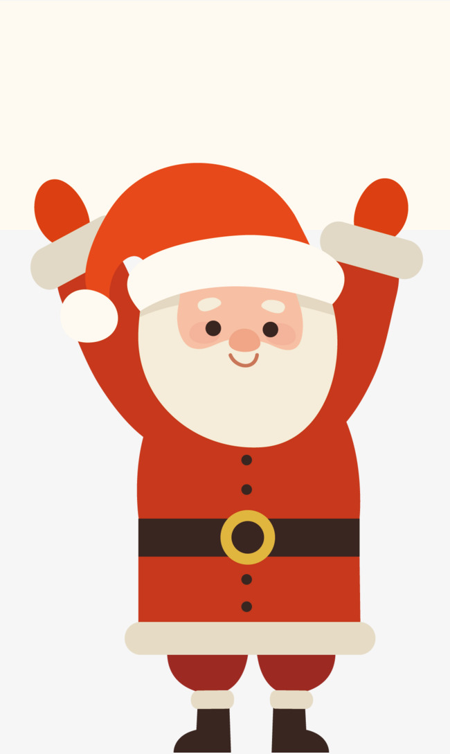 矢量图手拿贺卡的圣诞老人素材图片免费下载_高清psd