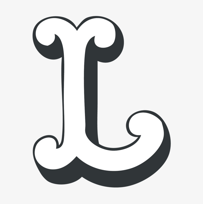 创意卡通装饰英文字母手绘字母i_艺术字设计_千库网