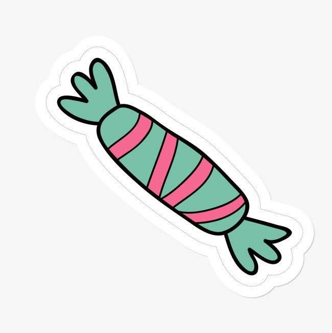 卡通糖果贴纸矢量图_png素材免费下载_ 1800*1800像素