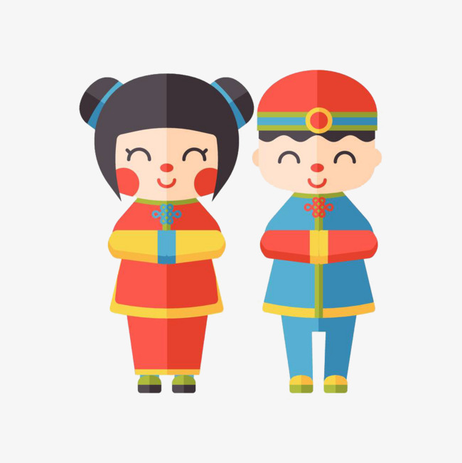 卡通拜年孩子免抠图png图片素材免费下载(编号:)-90