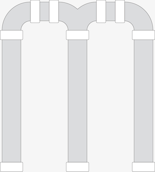 灰色管道英文字母M素材图片免费下载_高清pn