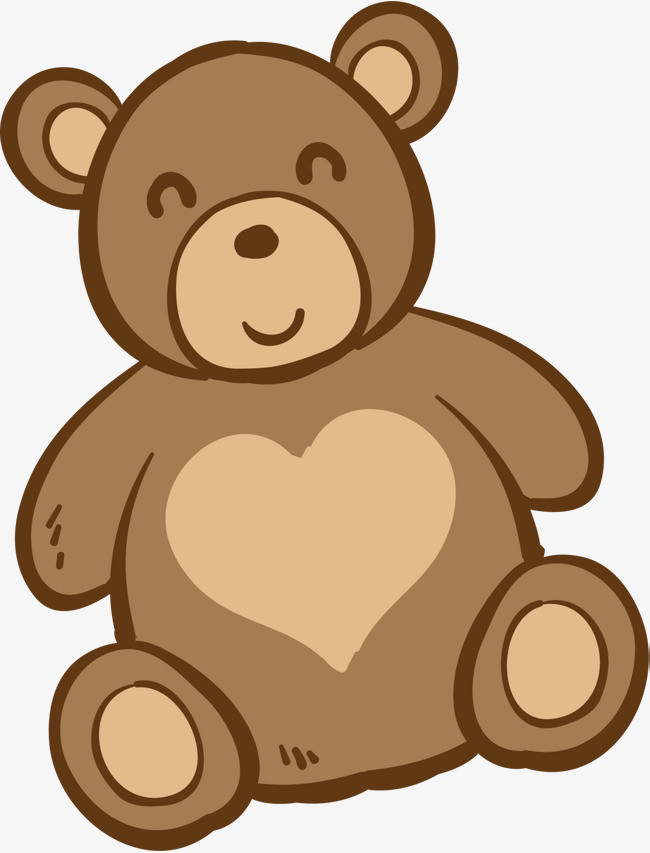 可爱卡通爱心小熊png素材下载_高清图片png格式(编号