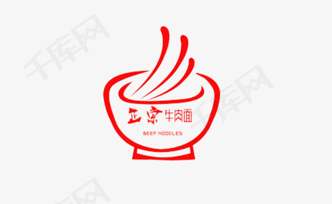 兰州拉面logo商业设计