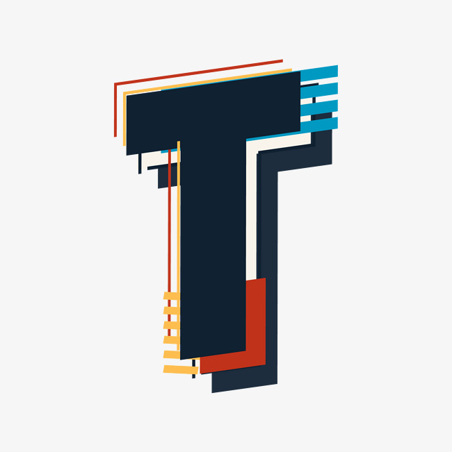 黑色的英文字母T素材图片免费下载_高清png