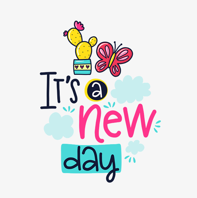 这是新的一天英文图素材图片免费下载_高清p