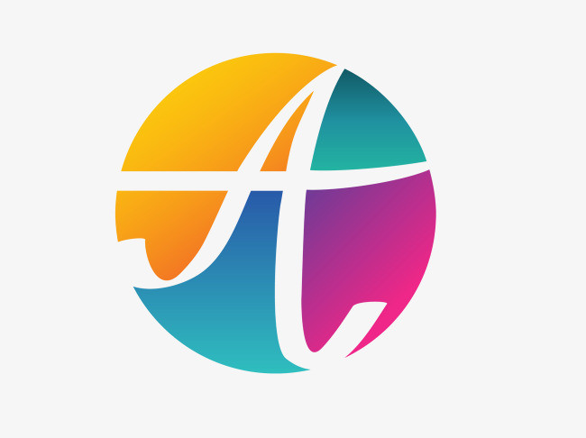 英文字母a创意图标设计