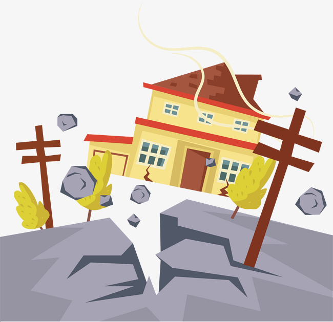 发生地震灾害的地区素材图片免费下载_高清psd_千库网