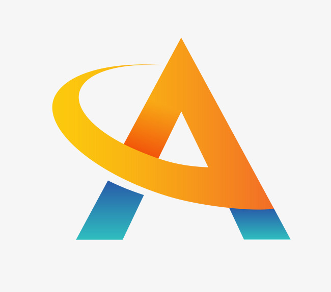 创意英文字母a变形设计