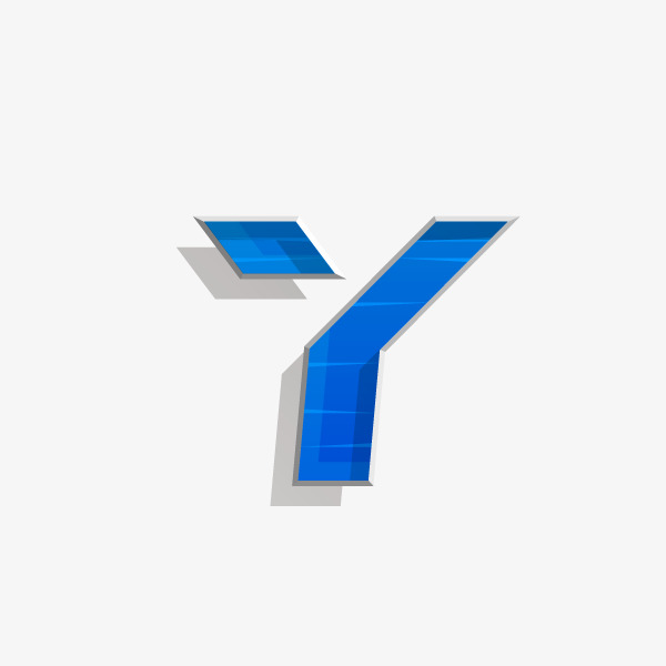 卡通手绘英文字母y