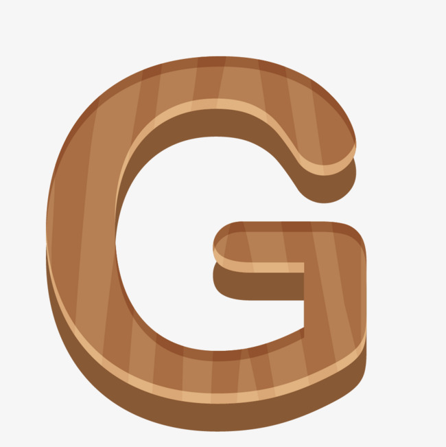 卡通手绘英文字母g