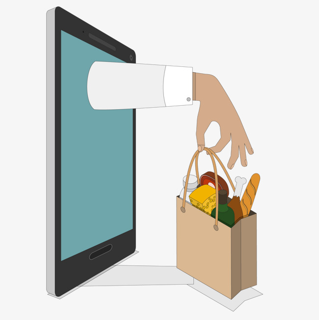 卡通网上商城购物素材图片免费下载_高清psd