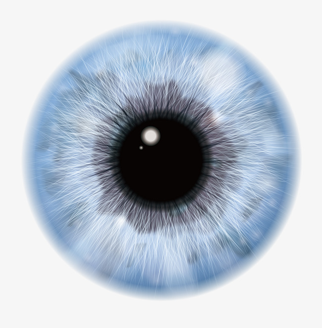 眼球瞳孔眼睛蓝色                                            卡通