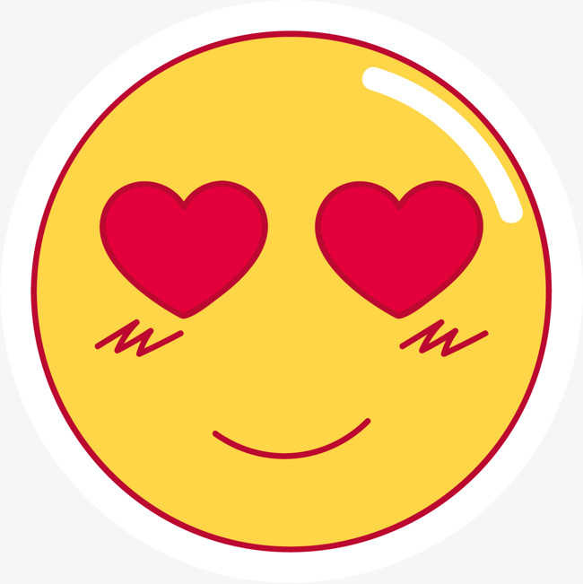 卡通手绘黄色笑脸素材图片免费下载_高清png