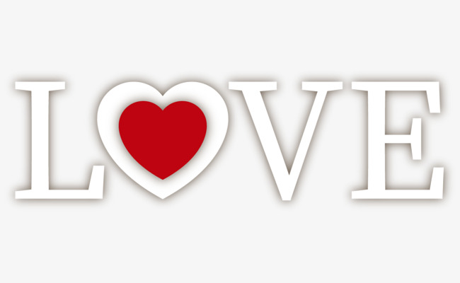情人节love艺术字
