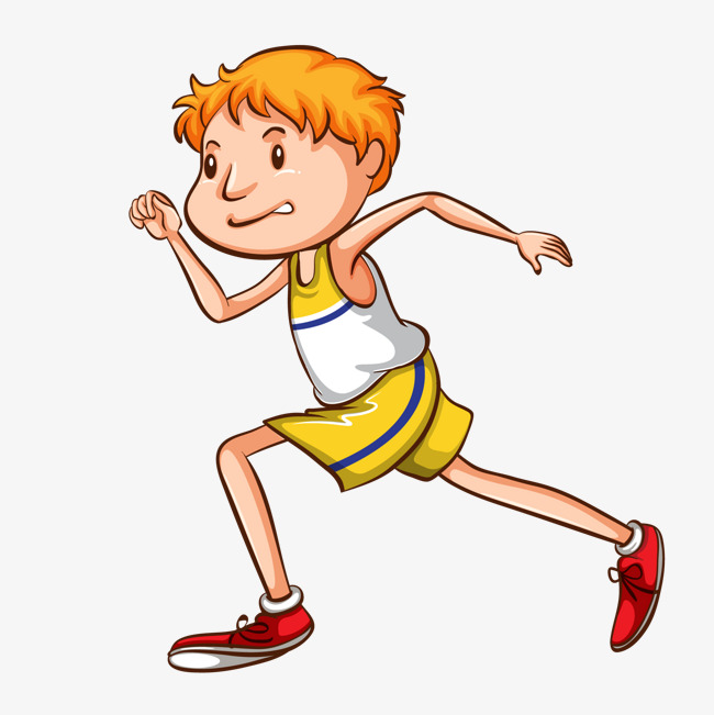 跑步的运动员人物设计矢量图矢量图人物设计卡通人物跑步运动锻炼