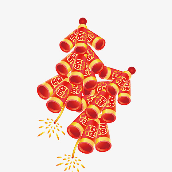 卡通鞭炮png下载