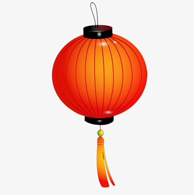 手绘红色创意灯笼挂饰素材图片免费下载_高清png_千库