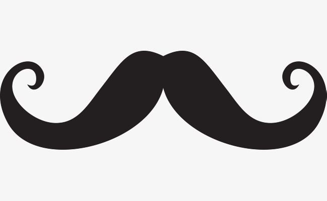 黑色弯曲的胡子素材图黑色胡子矢量胡子胡子图创意胡子卡通胡子胡渣