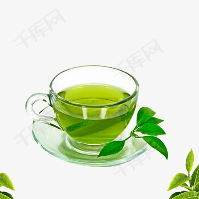 免抠玻璃杯里的绿茶素材图片免费下载_高清psd_千库网