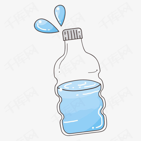 卡通创意矿泉水瓶
