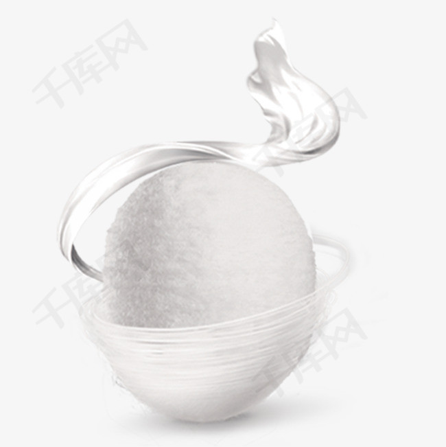 洁白的天蚕丝素材