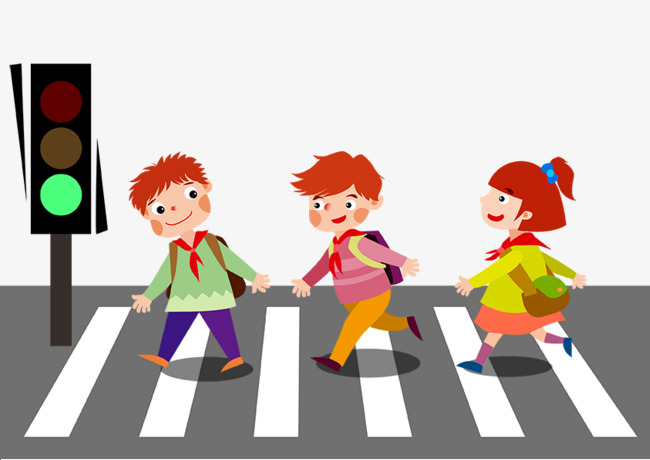 中小学安全教育日过马路红绿灯安全教育插图