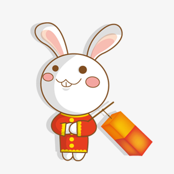 提着灯笼的兔子设计