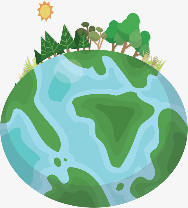地球植物png下载地球植物绿色地球世界地球日创意地球地球环保