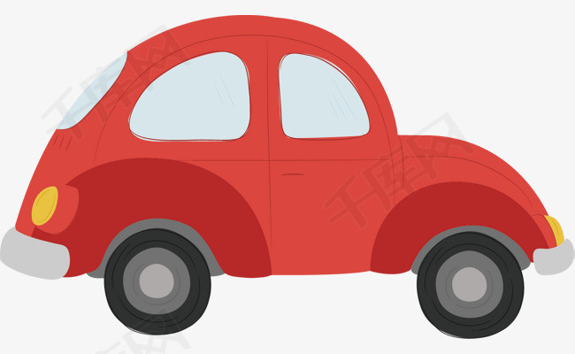 矢量图红色小汽车素材图片免费下载_高清psd_千库网