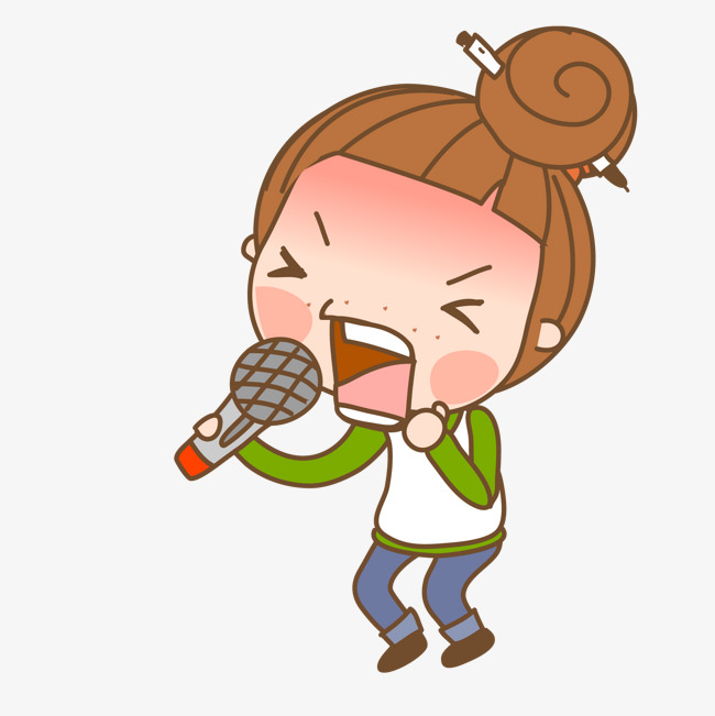 大声唱歌png下载