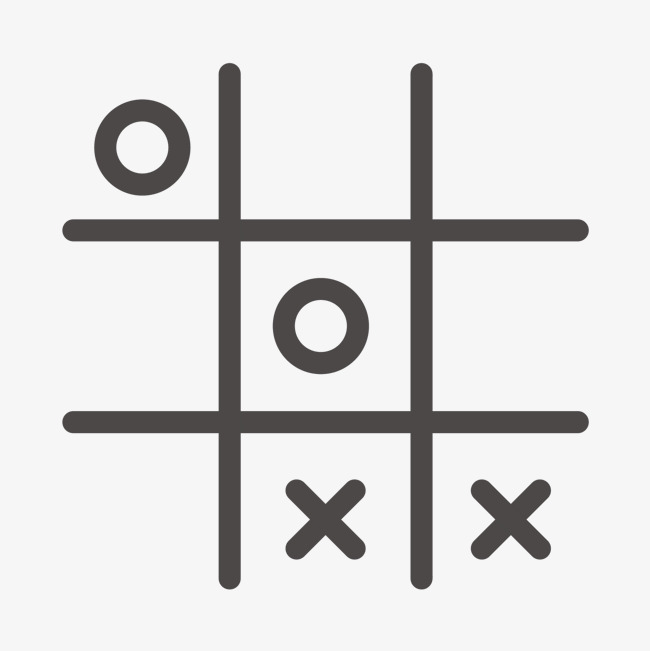 黑色手绘线稿井字棋黑色手绘井字棋卡通图标符号商务