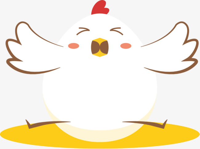 白色可爱复活节小鸡复活节小鸡复活节happyeaster复活节快乐白色小鸡